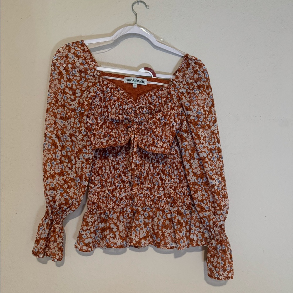 Burnt orange two piece set
